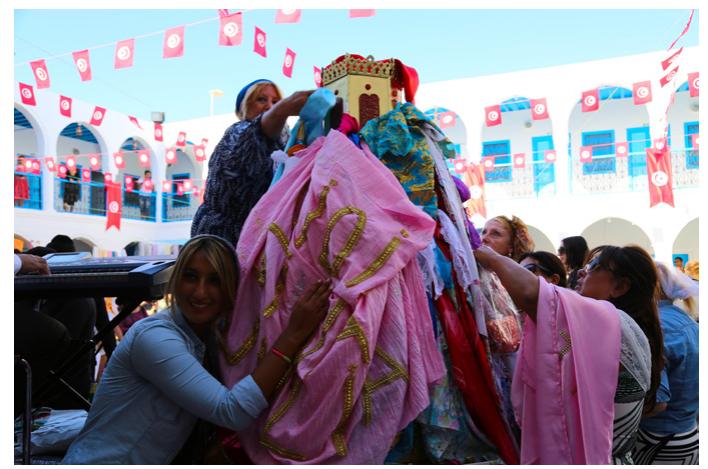 The Ghriba Menara, 2014. Photograph © Manoél Pénicaud.  Albera and Pénicaud, “La synagogue de la Ghriba,” 183-194. 