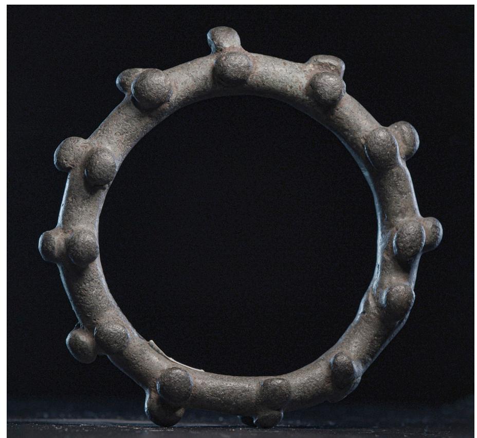 Fig. 6. Veriga cu noduri de la Ardeu (foto Al. Ranta 2022). Fig. 6. Link with knots from Ardeu (photo Al. Ranta 2022). 