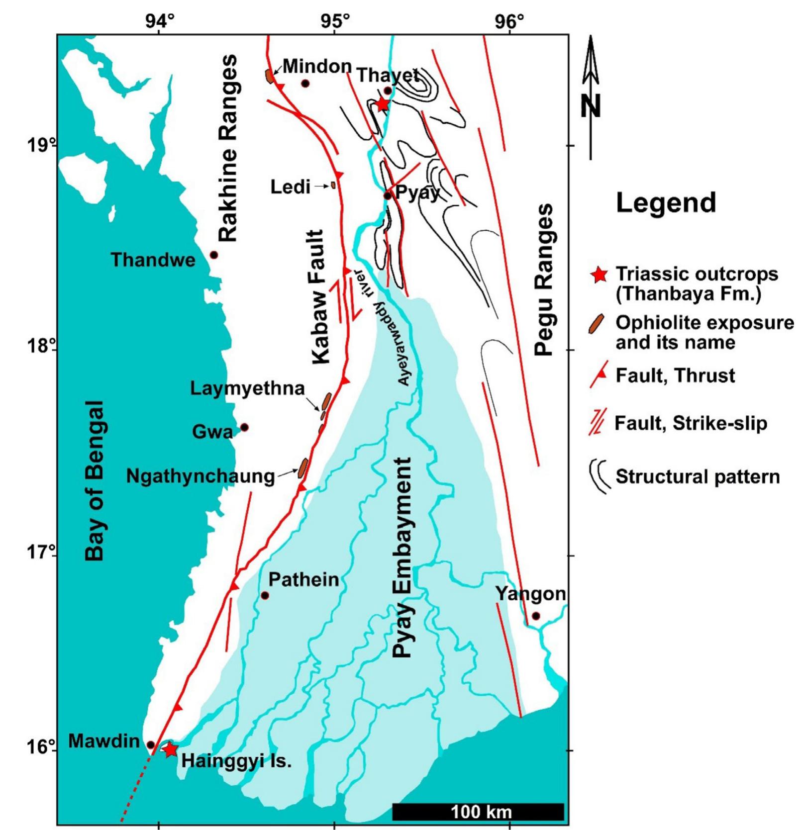 Obducted Rocks Figure 13 - from Structural and tectonic evolution between