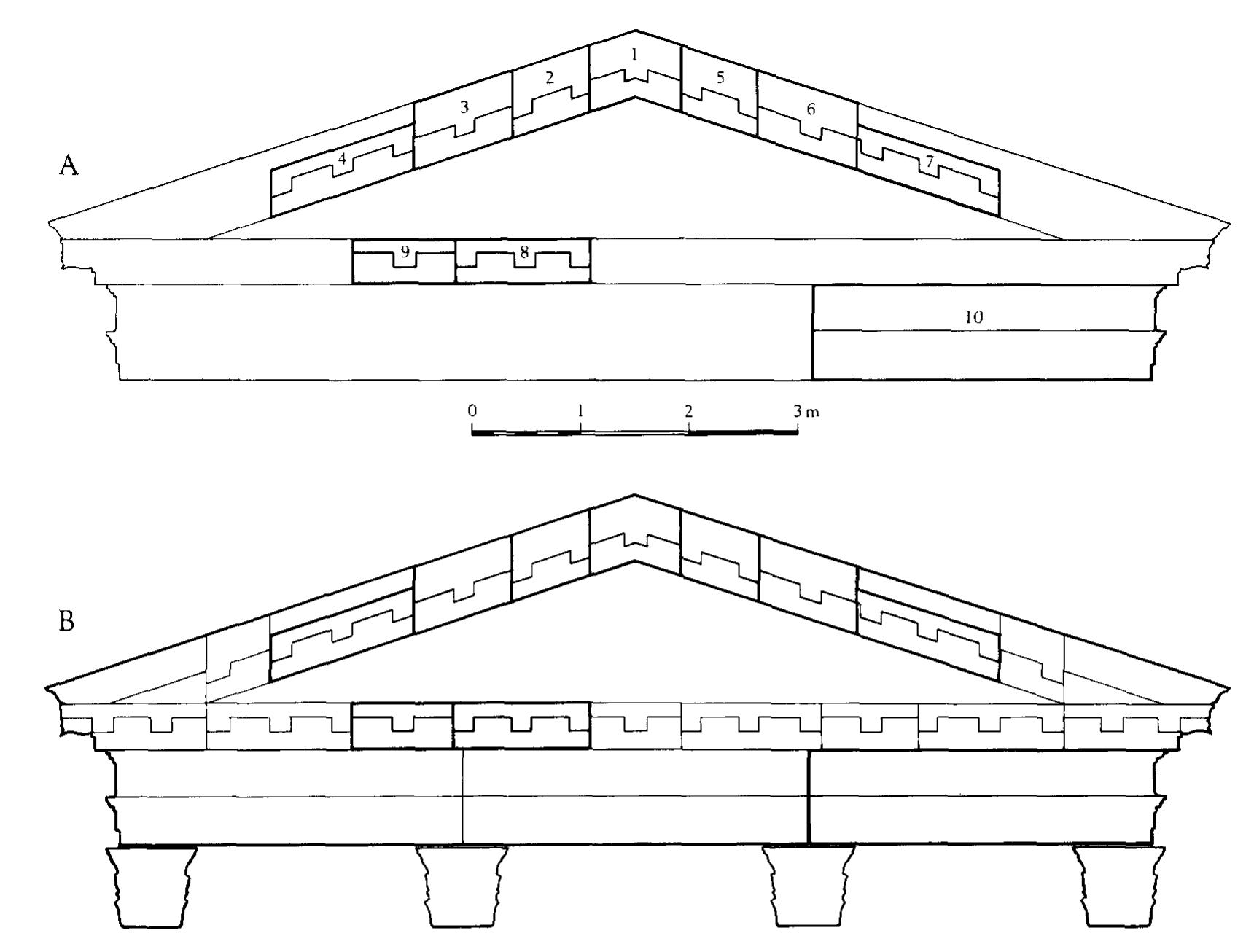 Fic. 11. (a) diagram showing relative positions of 1~10; (6)