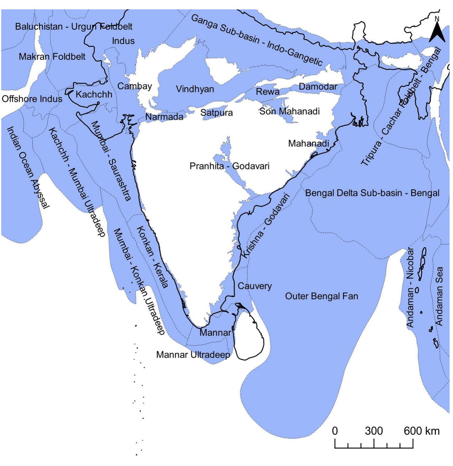 Pre Rift Vs. Post Rift Diverse but are similar to onshore pre-rift basins and