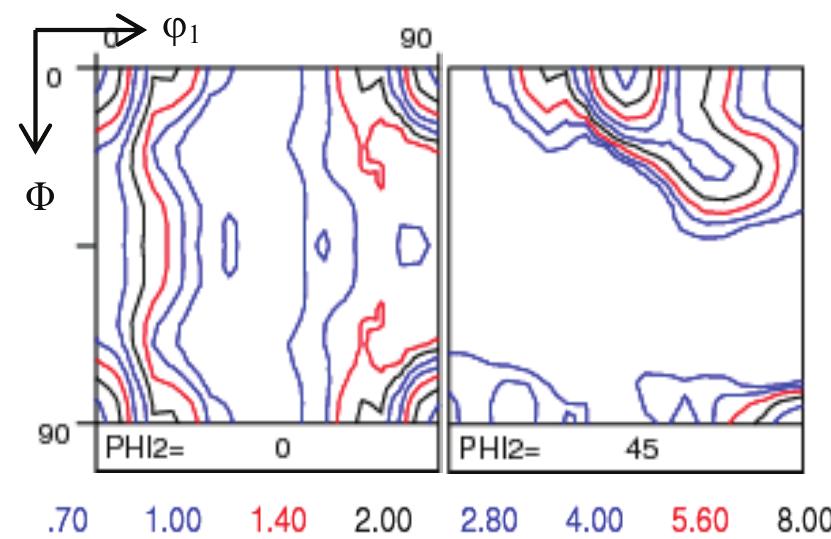 Schematic presentation of the dislocation cell structure