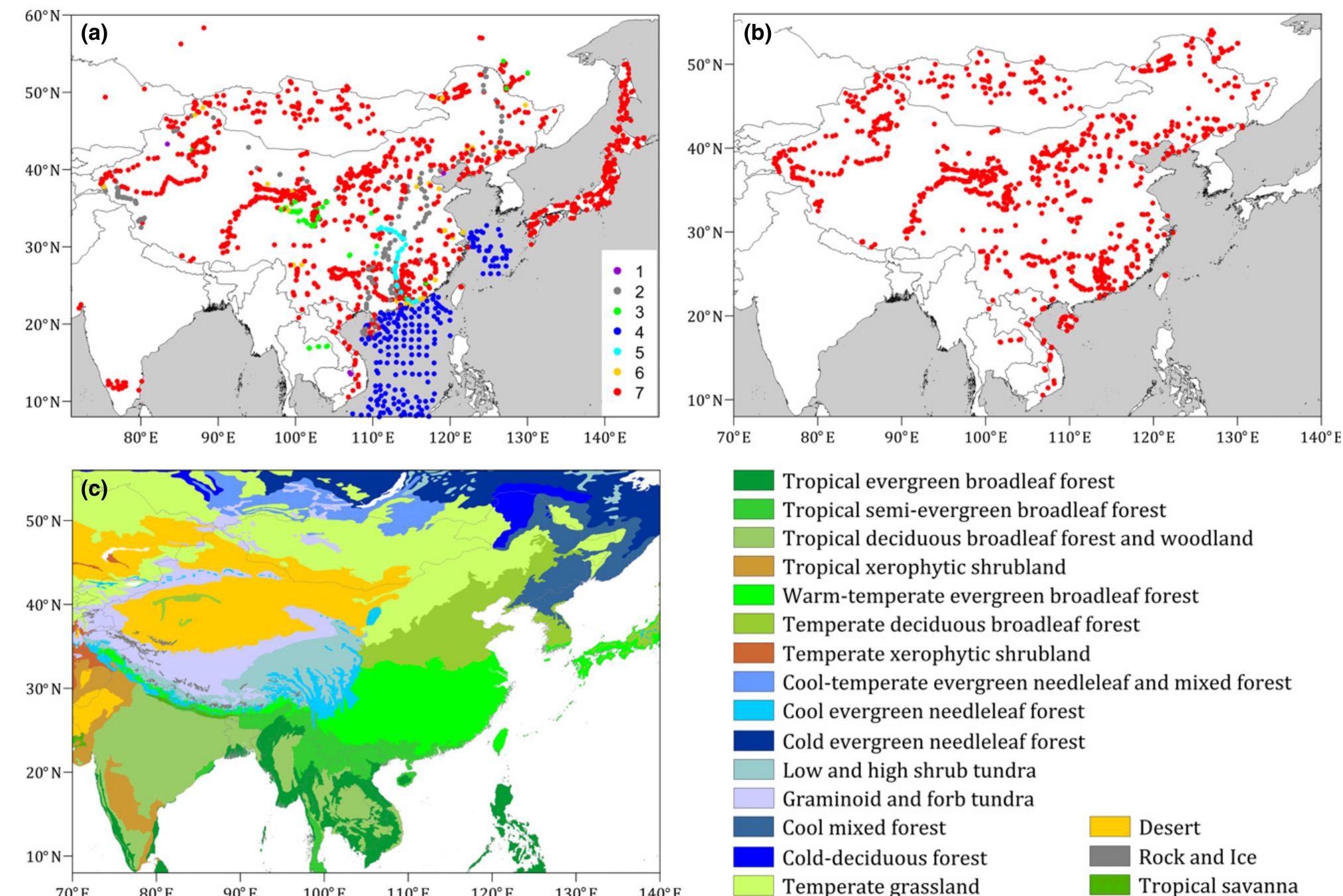 Pollen Database (PDF) East Asian pollen database: modern pollen distribution and its ...