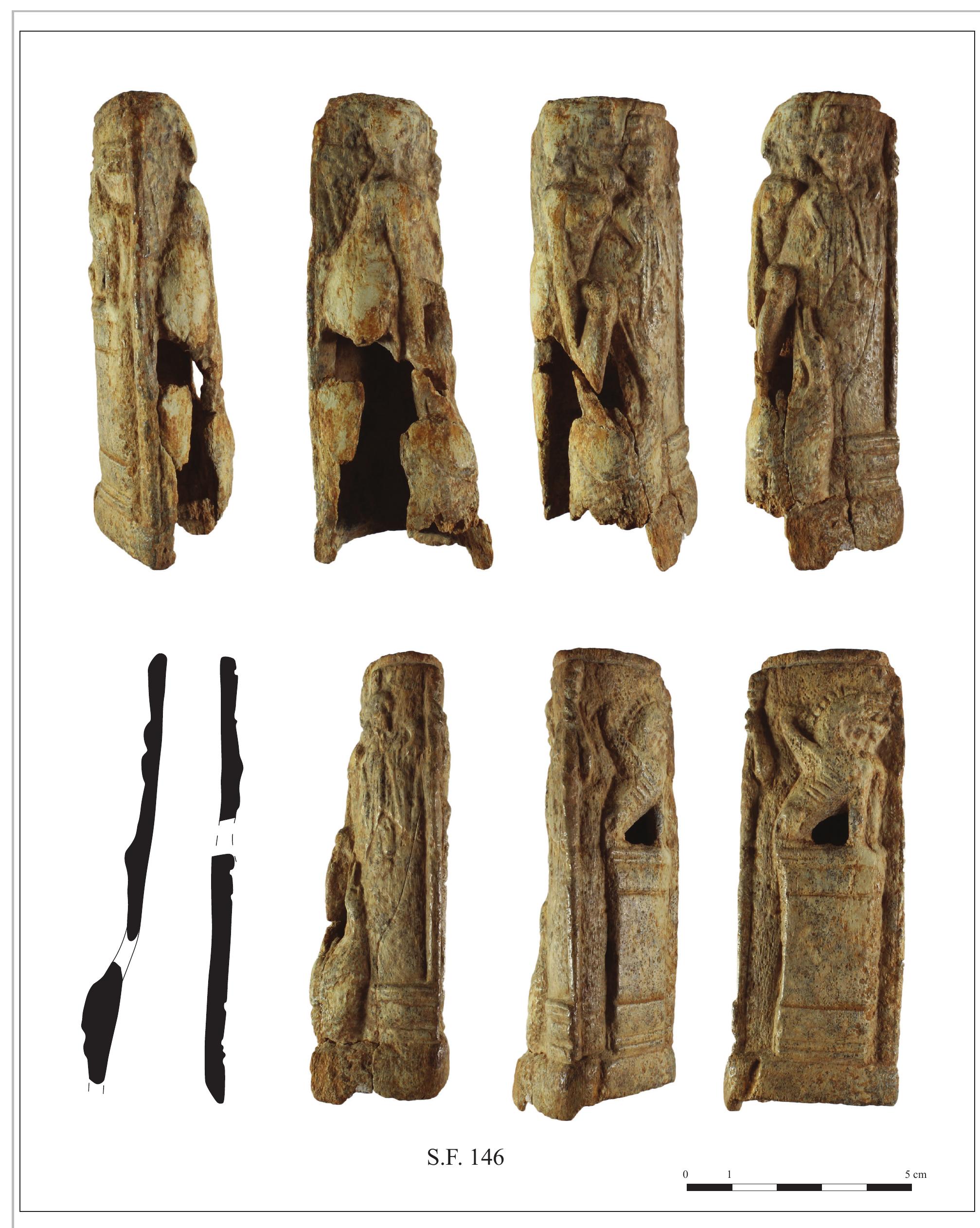 PI. 10- Decorated tubular object (S.F. 146). (R. Antonios). 