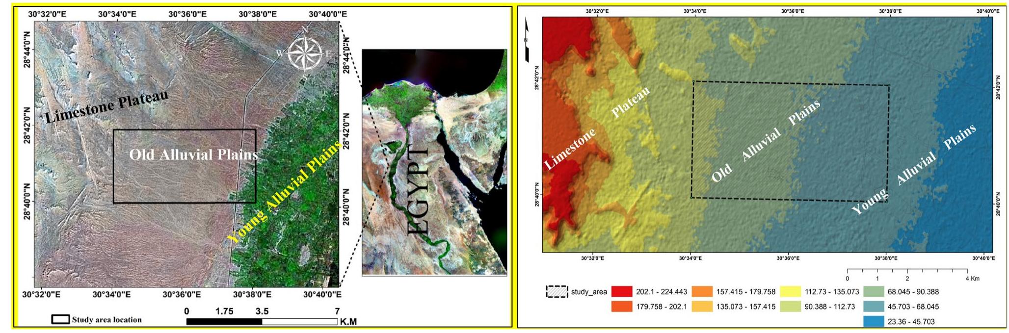 Figure 1 - from 2D and 3D visualization of aquifer