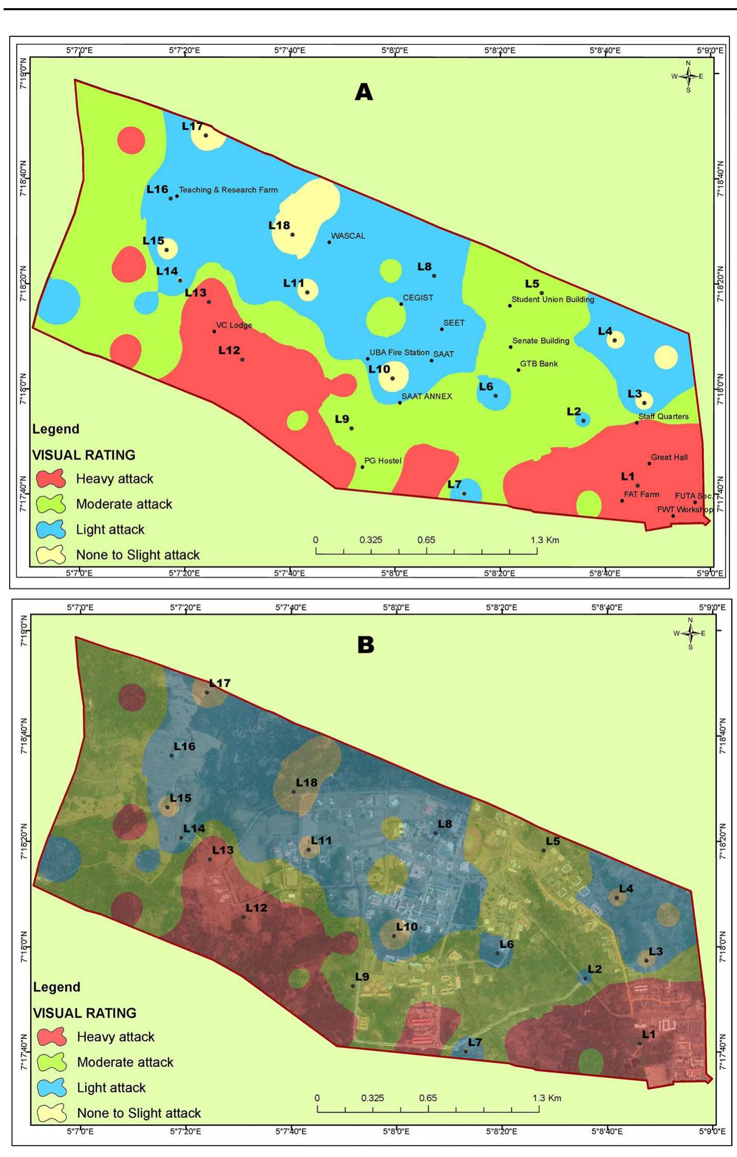 (PDF) Development of termites severity probability map of futa campus ...