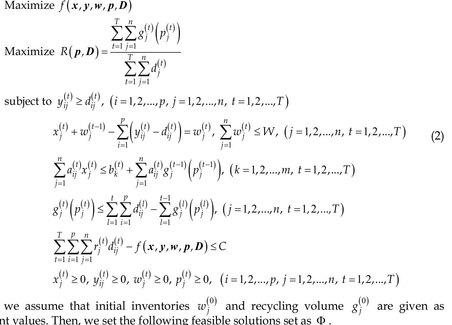 PDF) Post-Consumer Waste Recycling and Optimal Production