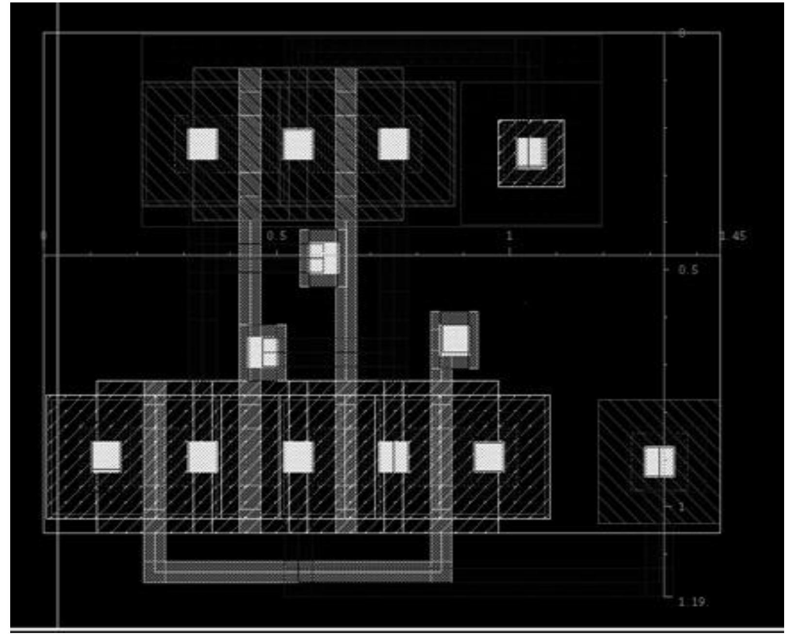 Layout of basic 6t sram cell a | as the layouts [23]-[25]