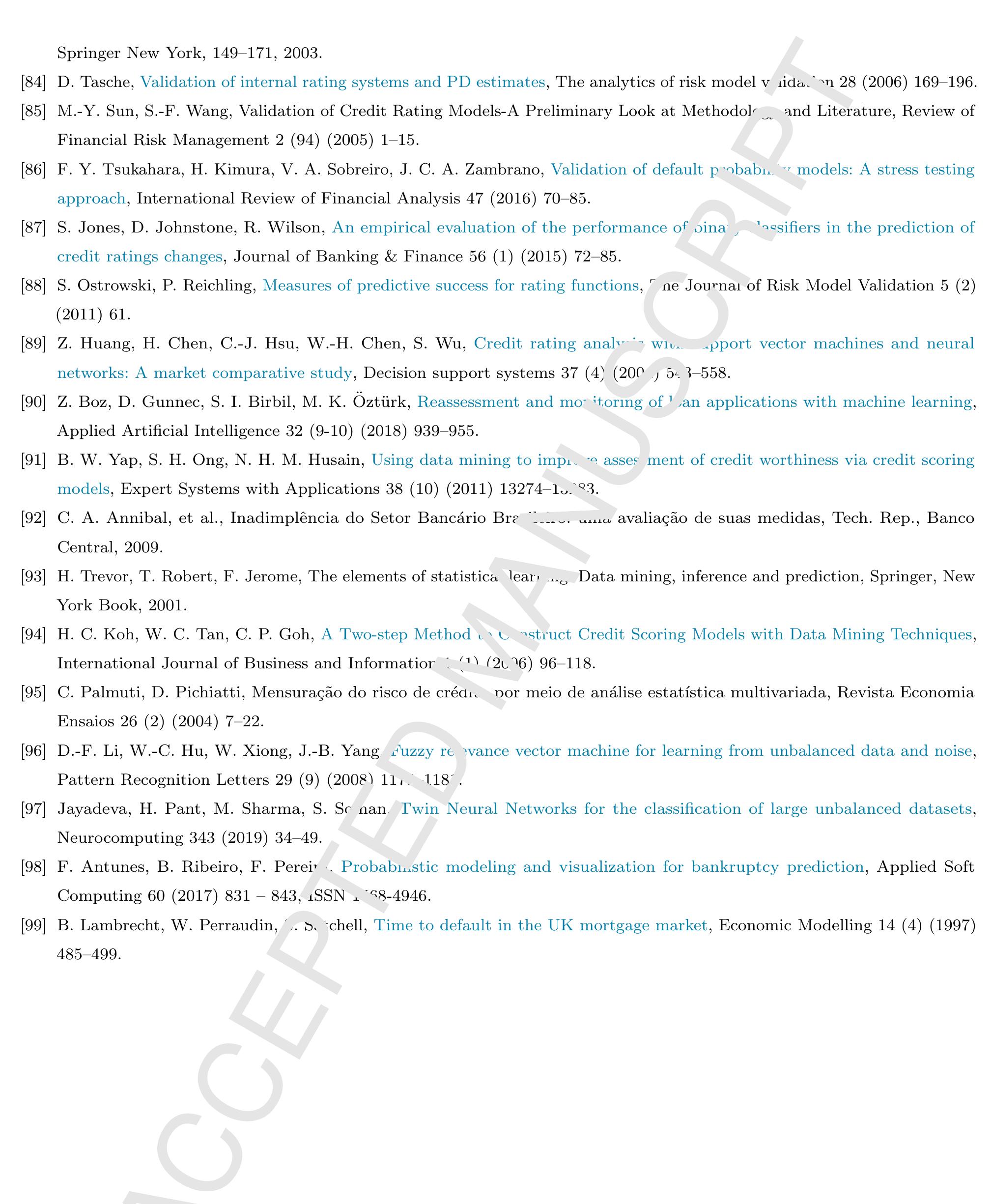 seek PDF) Machine learning models for credit analysis
