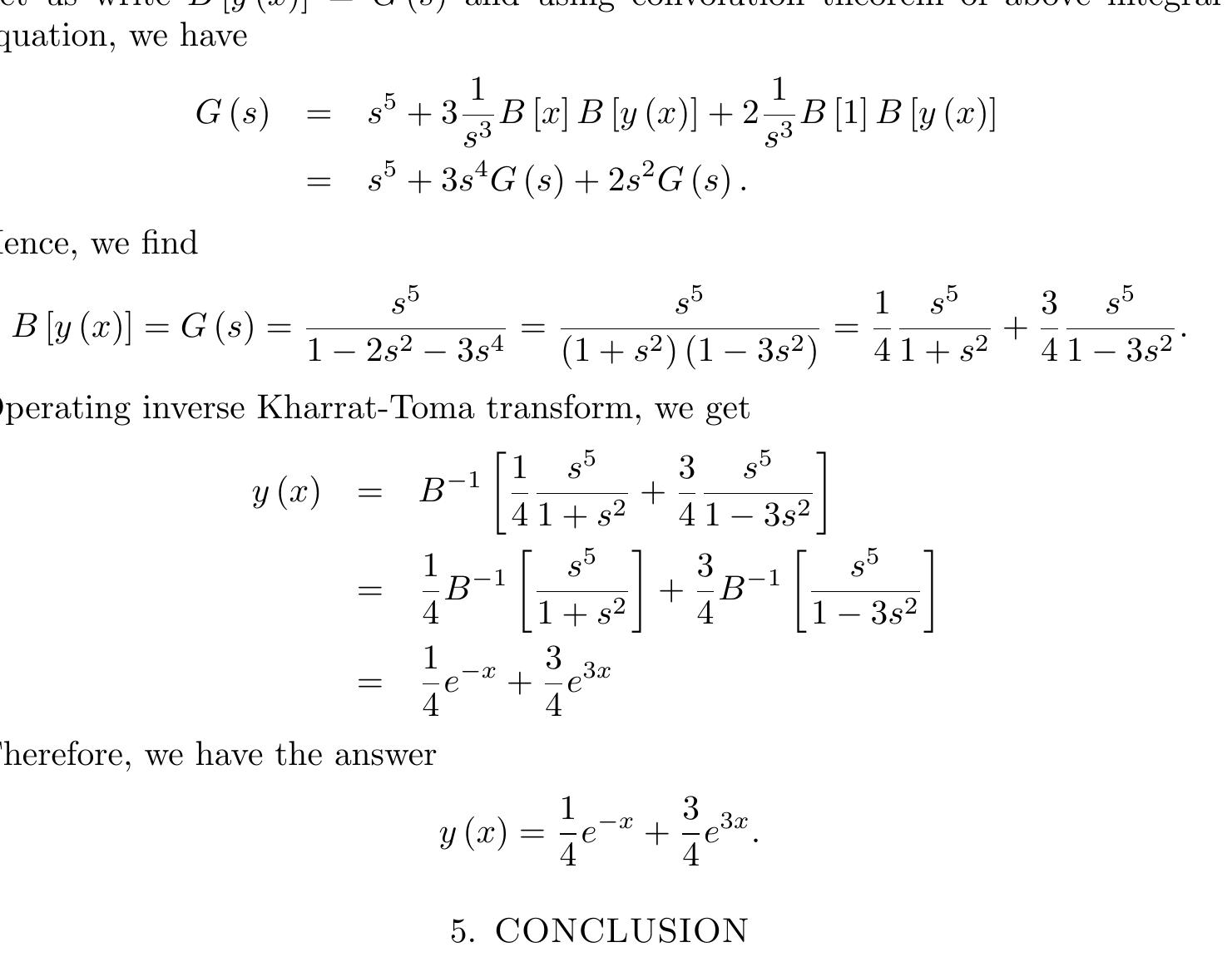 (PDF) Application of Kharrat-Toma Transform for Solving Linear Volterra ...