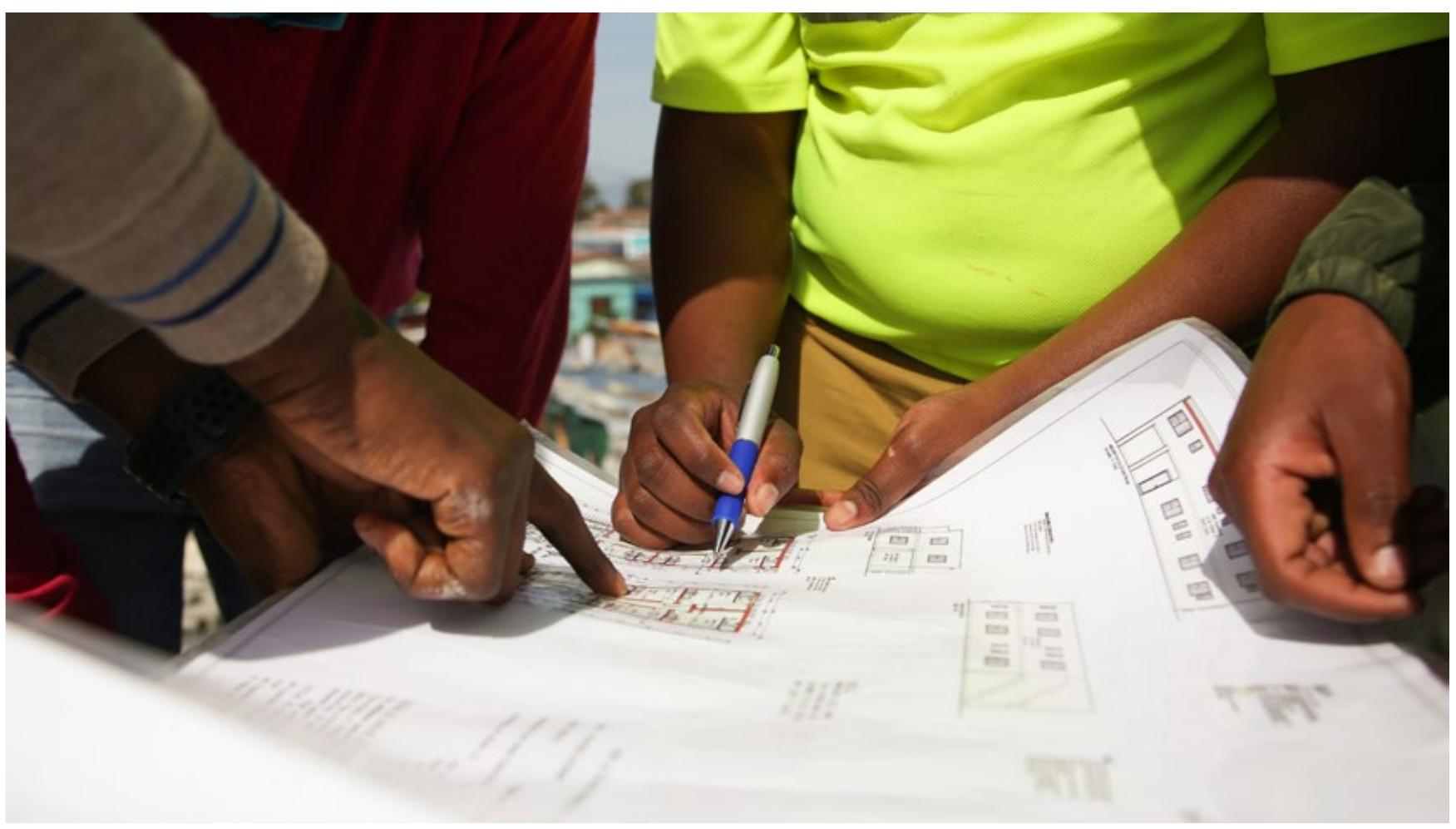 Above: On-site technical support from the CDA is an integral part of skills transfer and quality assurance. 